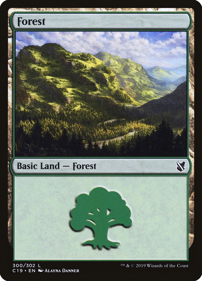 Forest (300) [Commander 2019] | Card Merchant Takapuna