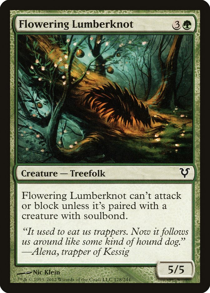 Flowering Lumberknot [Avacyn Restored] | Card Merchant Takapuna