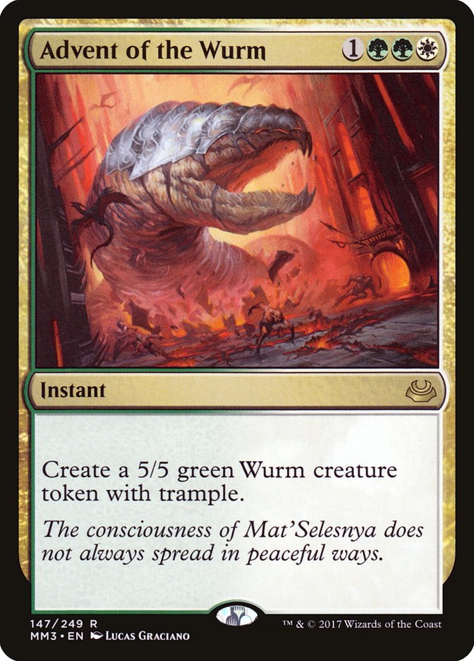 Advent of the Wurm [Modern Masters 2017] | Card Merchant Takapuna