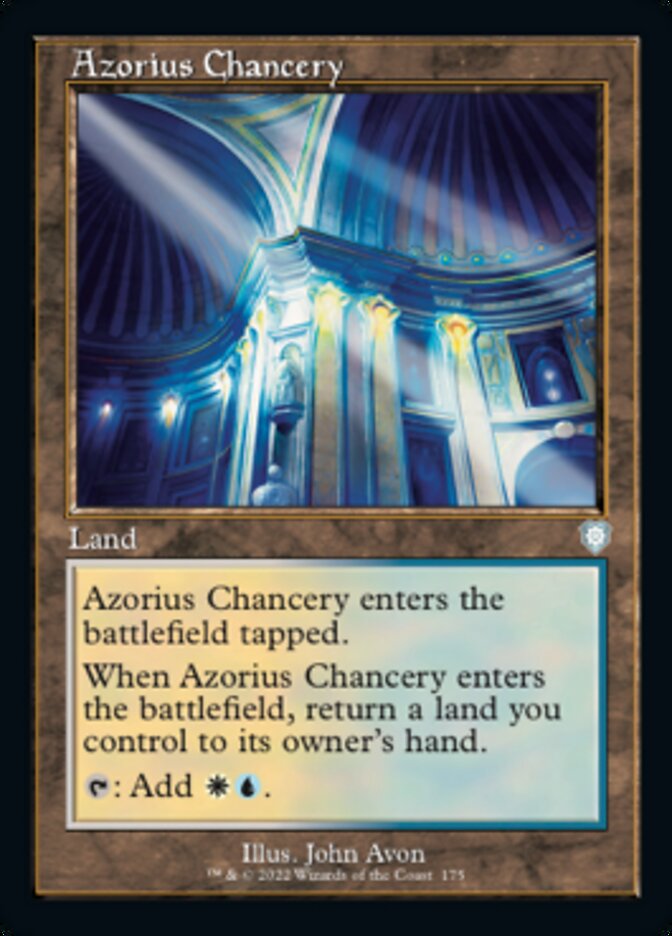 Azorius Chancery (Retro) [The Brothers' War Commander] | Card Merchant Takapuna