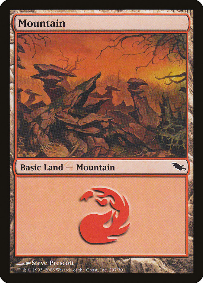 Mountain (297) [Shadowmoor] | Card Merchant Takapuna