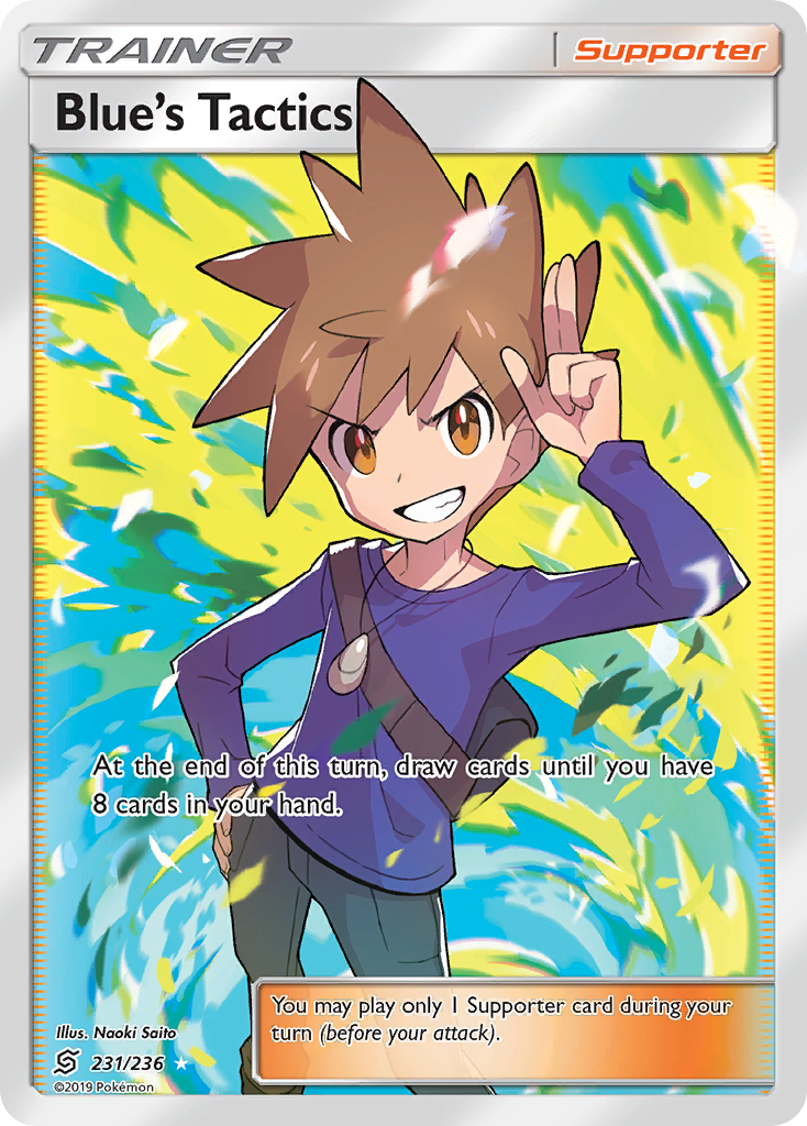 Blue's Tactics (231/236) [Sun & Moon: Unified Minds] | Card Merchant Takapuna