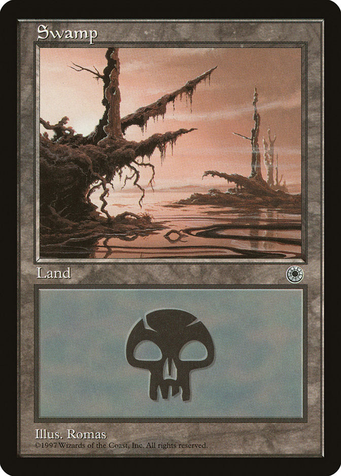 Swamp (Pink Sky) [Portal] | Card Merchant Takapuna