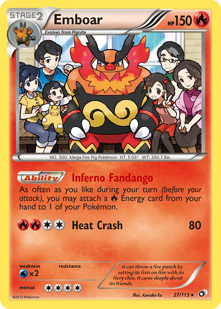 Emboar (27/113) (Theme Deck Exclusive) [Black & White: Legendary Treasures] | Card Merchant Takapuna