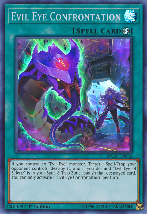 Evil Eye Confrontation [INCH-EN035] Super Rare | Card Merchant Takapuna