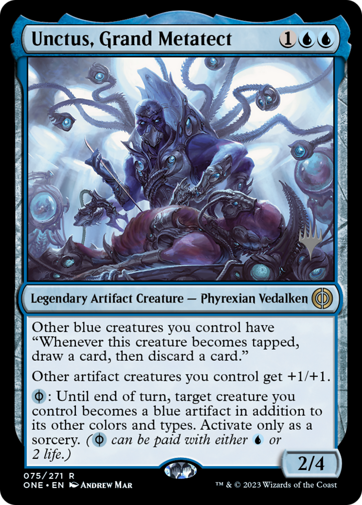 Unctus, Grand Metatect (Promo Pack) [Phyrexia: All Will Be One Promos] | Card Merchant Takapuna