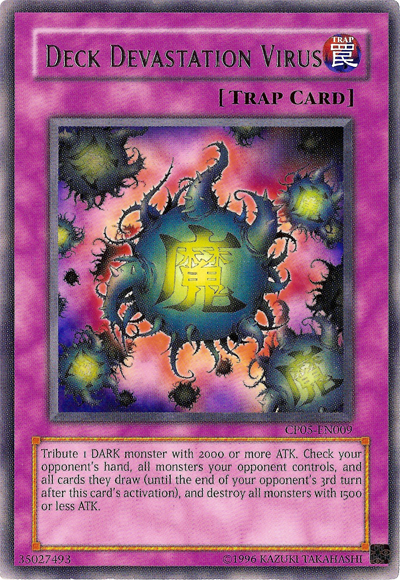 Deck Devastation Virus [CP05-EN009] Rare | Card Merchant Takapuna