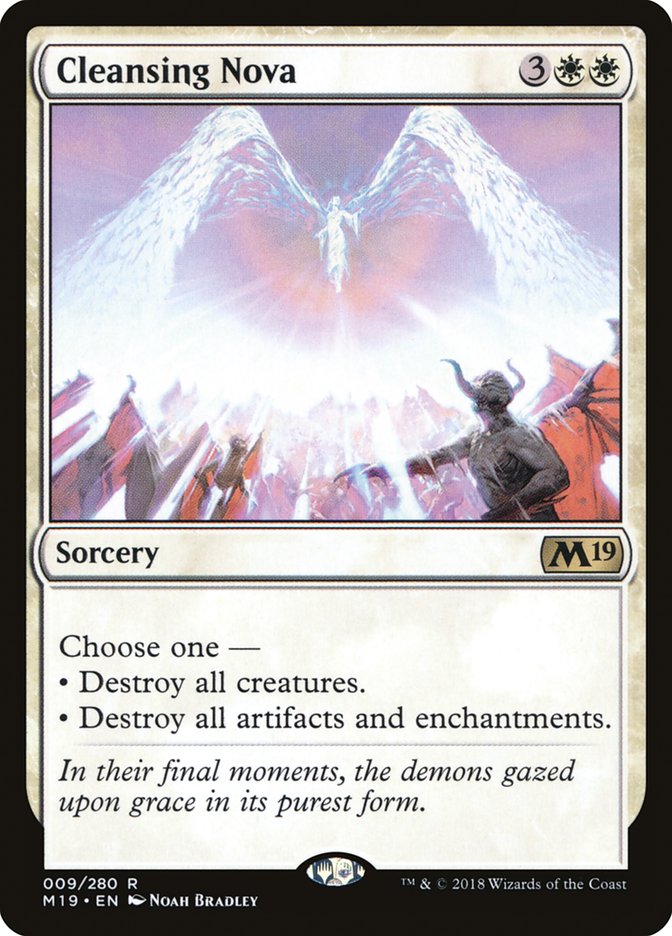 Cleansing Nova [Core Set 2019] | Card Merchant Takapuna