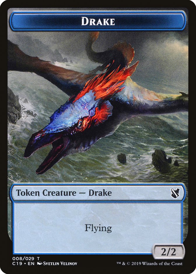 Drake Token [Commander 2019 Tokens] | Card Merchant Takapuna