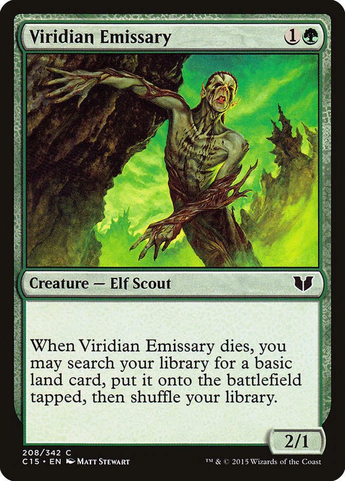 Viridian Emissary [Commander 2015] | Card Merchant Takapuna