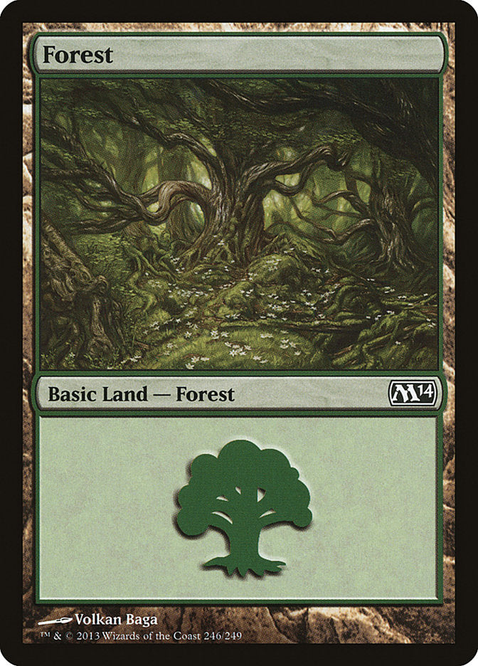 Forest (246) [Magic 2014] | Card Merchant Takapuna