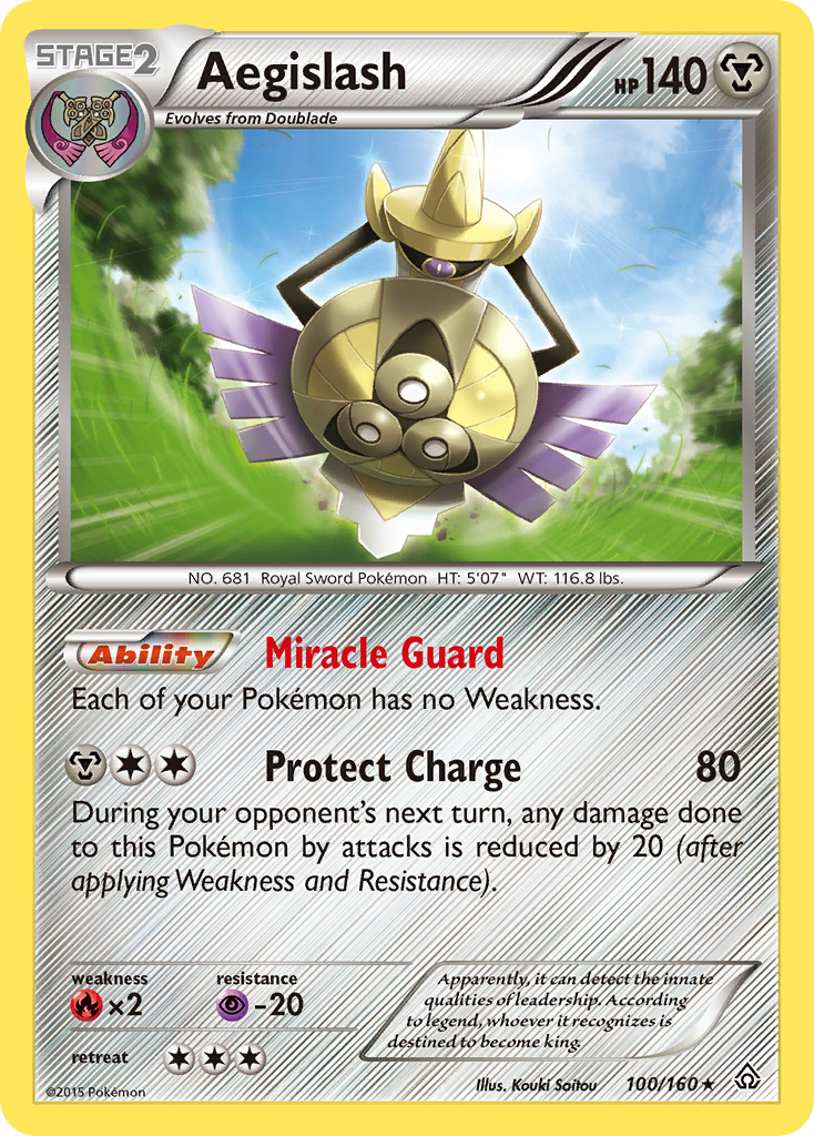 Aegislash (100/160) [XY: Primal Clash] | Card Merchant Takapuna