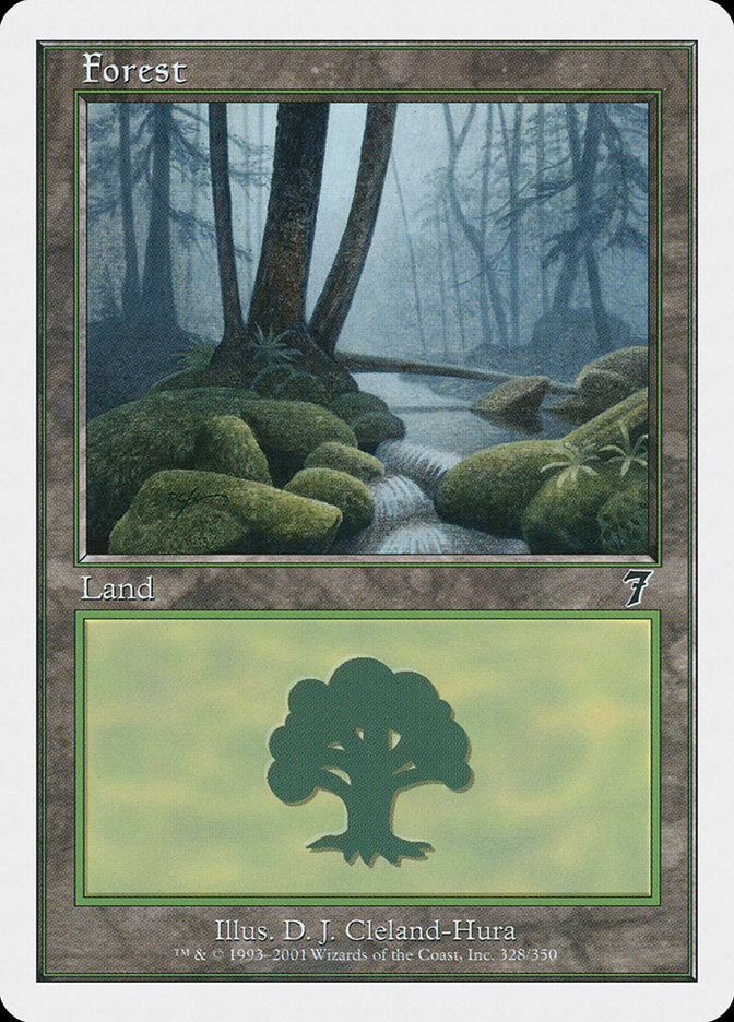 Forest (328) [Seventh Edition] | Card Merchant Takapuna