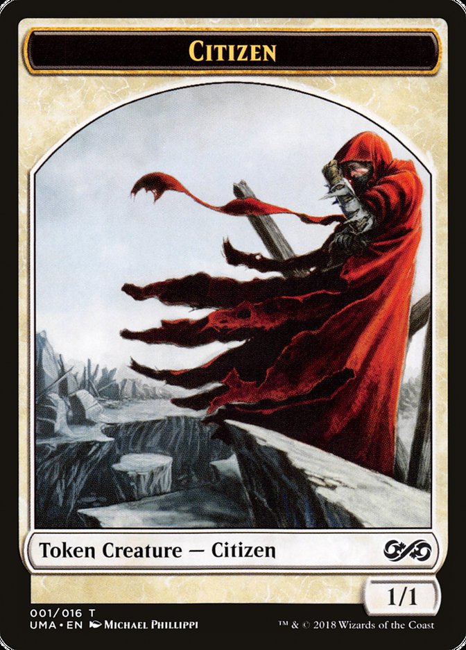 Citizen Token [Ultimate Masters Tokens] | Card Merchant Takapuna