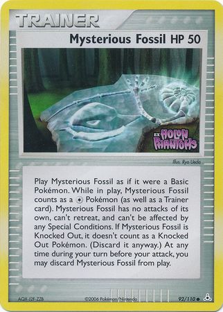 Mysterious Fossil (92/110) (Stamped) [EX: Holon Phantoms] | Card Merchant Takapuna