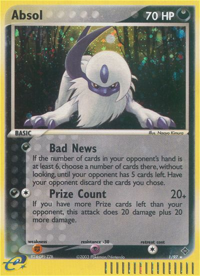 Absol (1/97) [EX: Dragon] | Card Merchant Takapuna