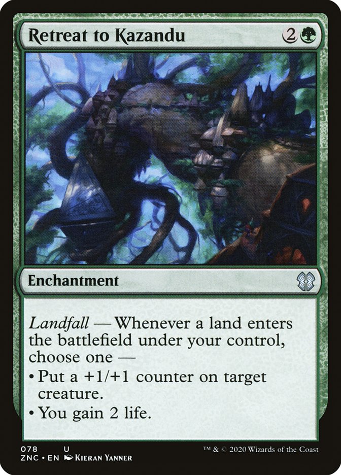 Retreat to Kazandu [Zendikar Rising Commander] | Card Merchant Takapuna