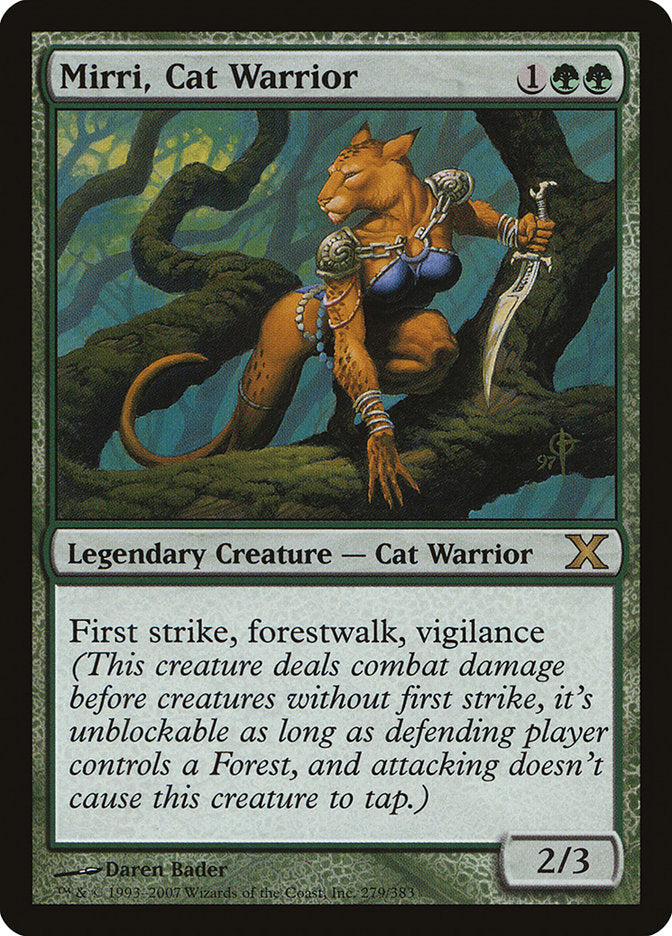 Mirri, Cat Warrior [Tenth Edition] | Card Merchant Takapuna