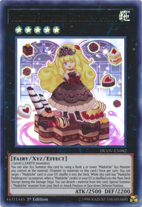 Madolche Puddingcess Chocolat-a-la-Mode [DUOV-EN082] Ultra Rare | Card Merchant Takapuna