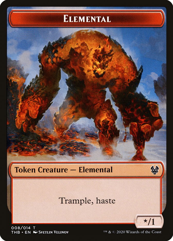 Elemental Token [Theros Beyond Death Tokens] | Card Merchant Takapuna