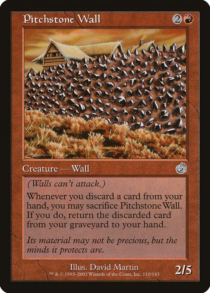 Pitchstone Wall [Torment] | Card Merchant Takapuna