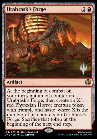 Urabrask's Forge (Promo Pack) [Phyrexia: All Will Be One Promos] | Card Merchant Takapuna