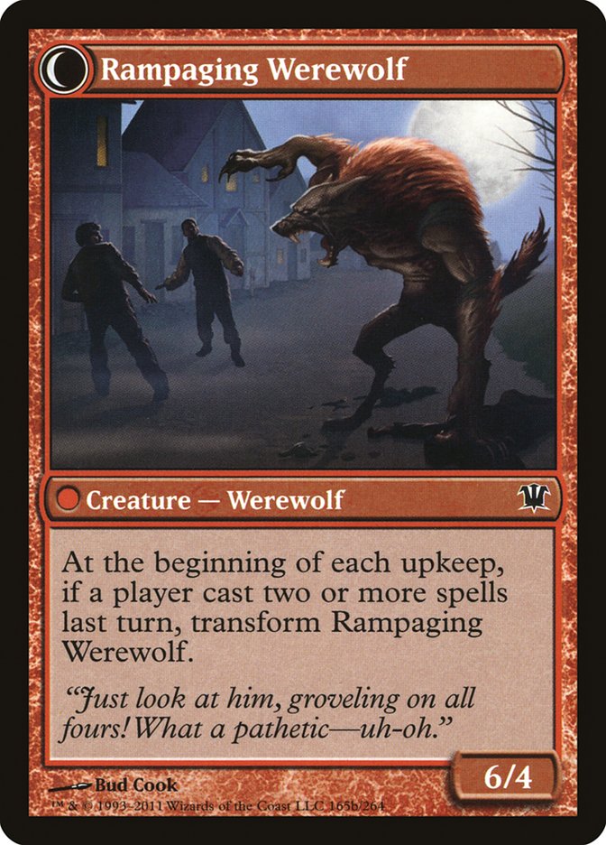 Tormented Pariah // Rampaging Werewolf [Innistrad] | Card Merchant Takapuna