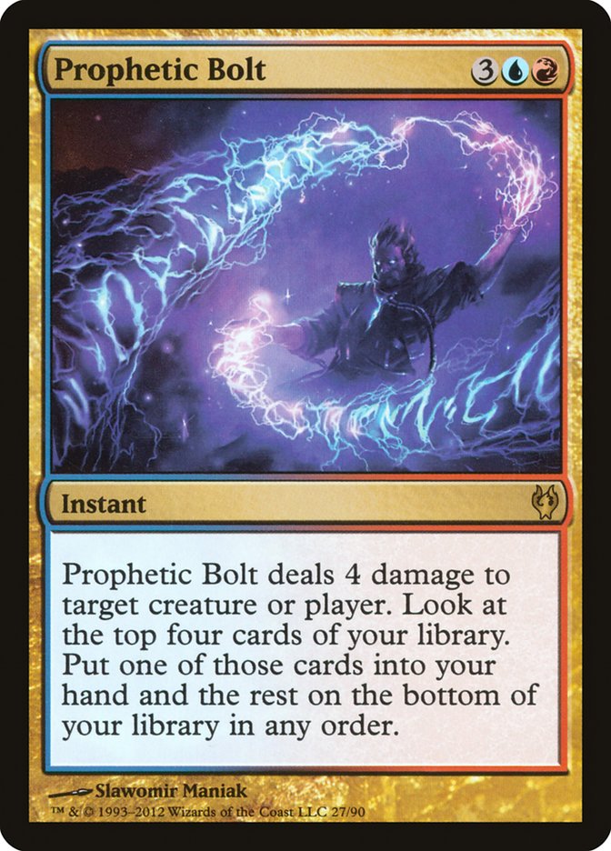 Prophetic Bolt [Duel Decks: Izzet vs. Golgari] | Card Merchant Takapuna