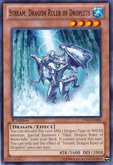 Stream, Dragon Ruler of Droplets [LTGY-EN096] Common | Card Merchant Takapuna