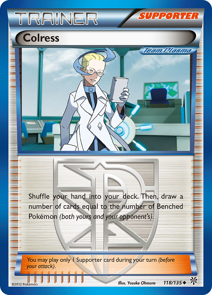 Colress (118/135) [Black & White: Plasma Storm] | Card Merchant Takapuna