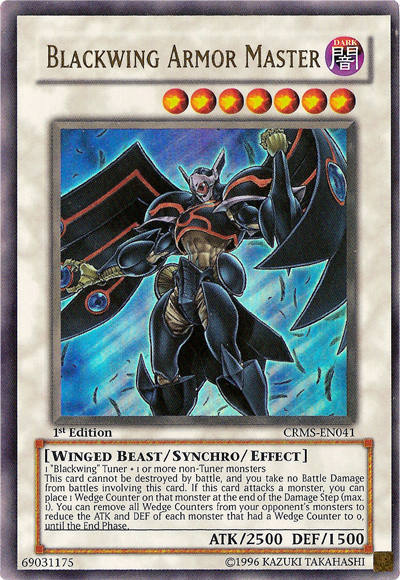 Blackwing Armor Master [CRMS-EN041] Ultra Rare | Card Merchant Takapuna