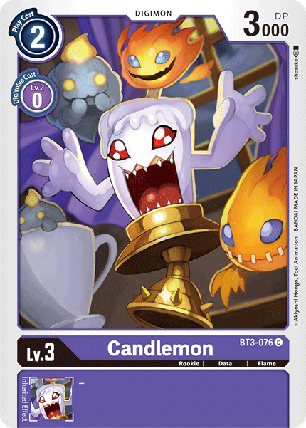 Candlemon [BT3-076] [Release Special Booster Ver.1.5] | Card Merchant Takapuna