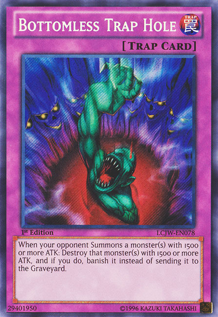 Bottomless Trap Hole [LCJW-EN078] Secret Rare | Card Merchant Takapuna