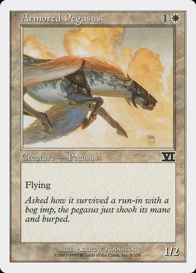 Armored Pegasus [Classic Sixth Edition] | Card Merchant Takapuna