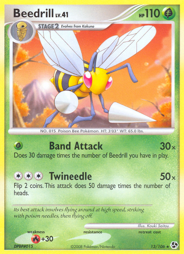 Beedrill (13/106) [Diamond & Pearl: Great Encounters] | Card Merchant Takapuna