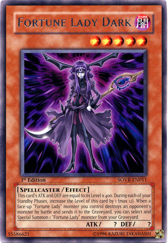 Fortune Lady Dark [SOVR-EN011] Rare | Card Merchant Takapuna