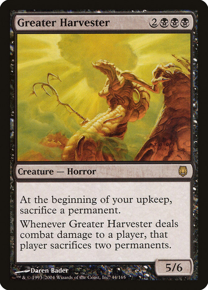 Greater Harvester [Darksteel] | Card Merchant Takapuna