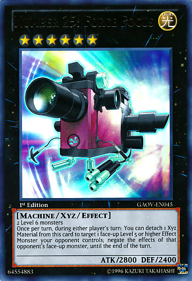 Number 25: Force Focus [GAOV-EN045] Ultra Rare | Card Merchant Takapuna