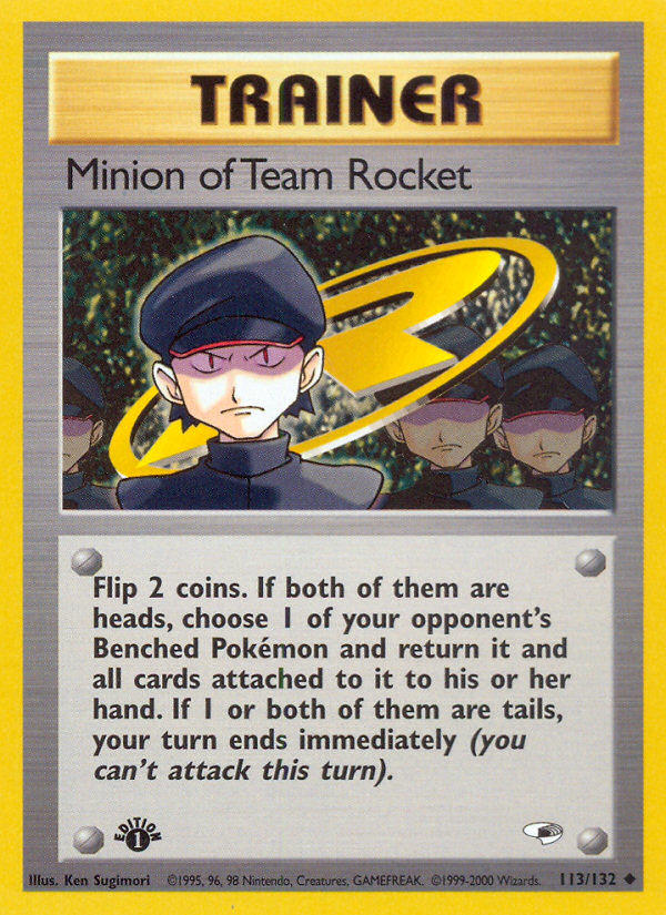 Minion of Team Rocket (113/132) [Gym Heroes 1st Edition] | Card Merchant Takapuna