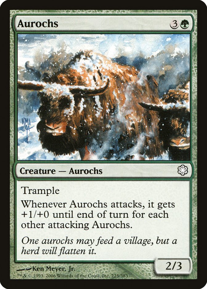 Aurochs [Coldsnap Theme Decks] | Card Merchant Takapuna