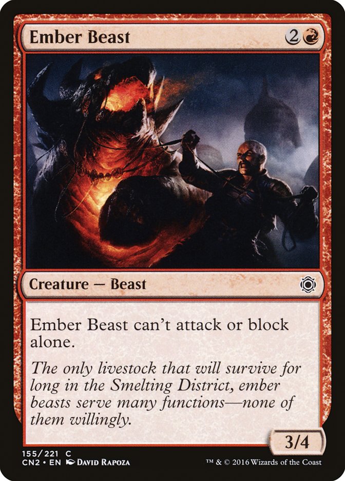 Ember Beast [Conspiracy: Take the Crown] | Card Merchant Takapuna