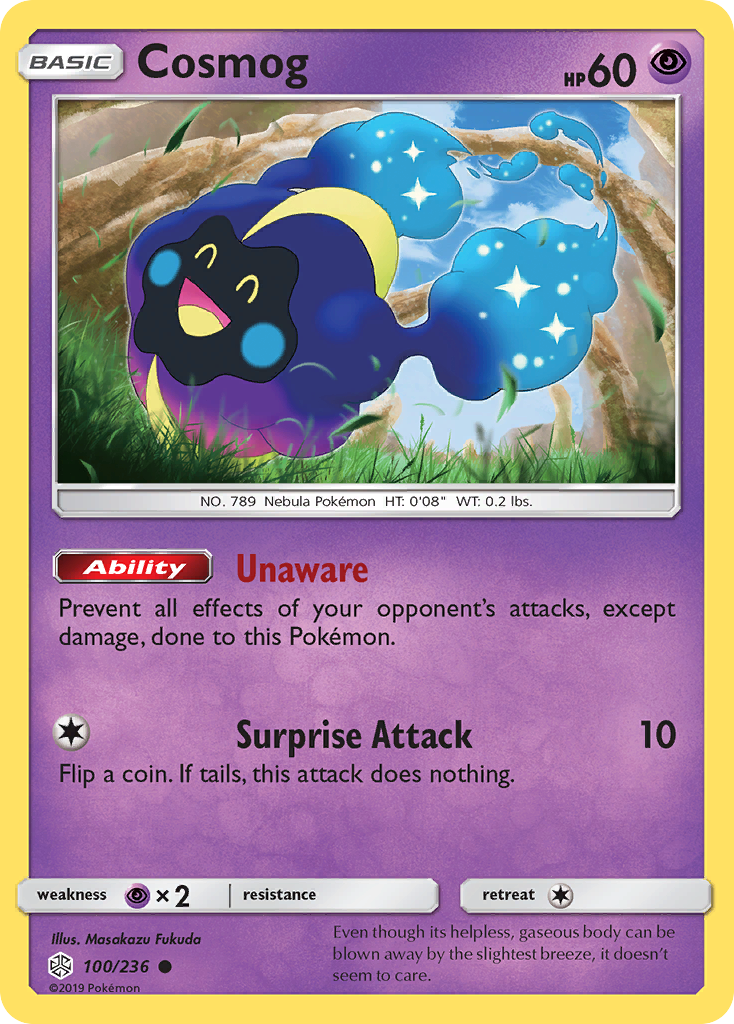 Cosmog (100/236) [Sun & Moon: Cosmic Eclipse] | Card Merchant Takapuna