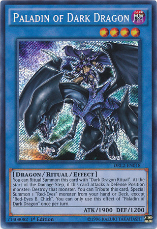 Paladin of Dark Dragon [DRL2-EN018] Secret Rare | Card Merchant Takapuna