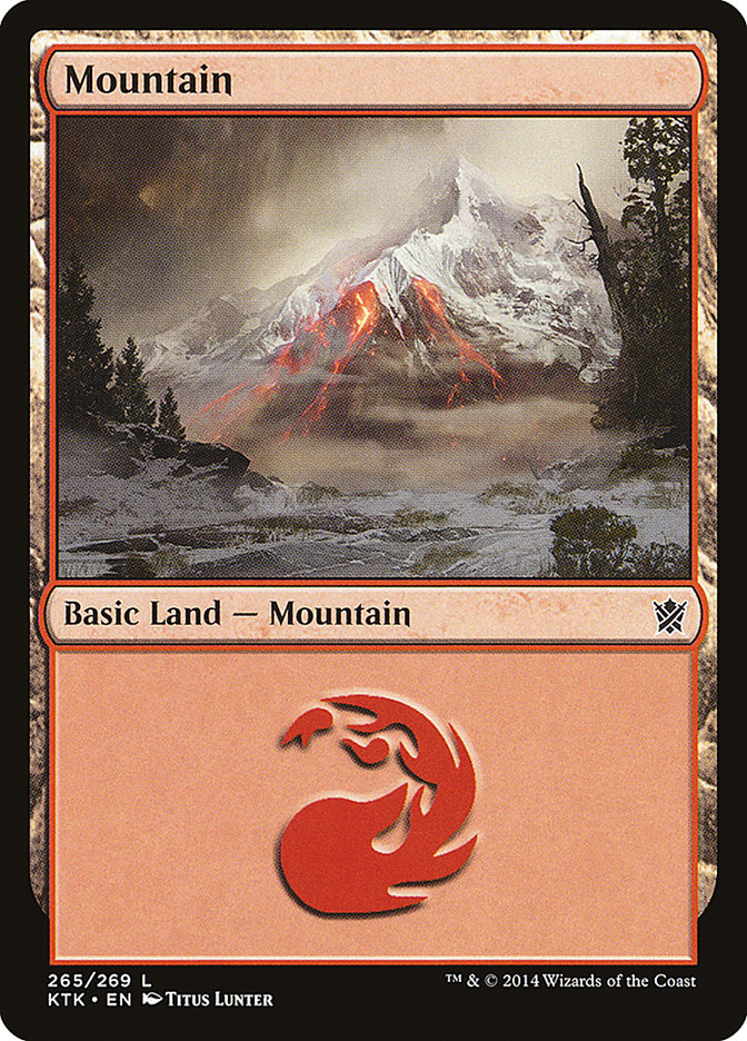 Mountain (265) [Khans of Tarkir] | Card Merchant Takapuna