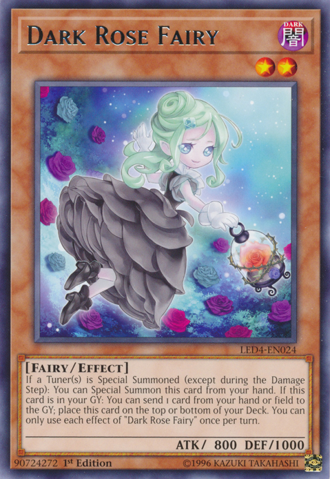 Dark Rose Fairy [LED4-EN024] Rare | Card Merchant Takapuna