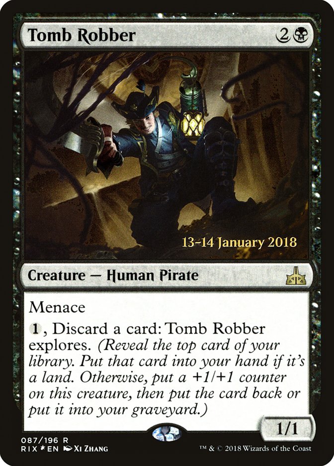 Tomb Robber [Rivals of Ixalan Prerelease Promos] | Card Merchant Takapuna