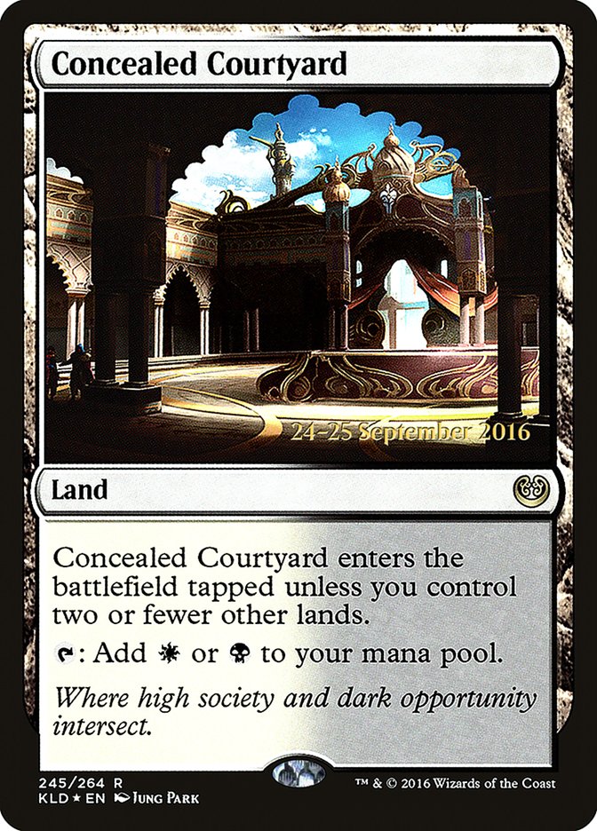 Concealed Courtyard [Kaladesh Prerelease Promos] | Card Merchant Takapuna