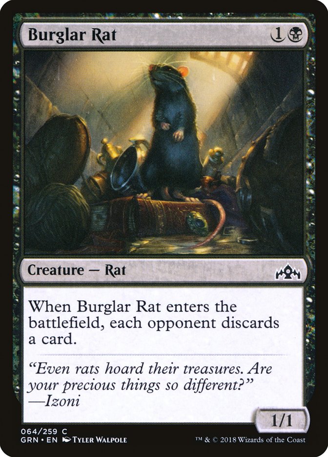 Burglar Rat [Guilds of Ravnica] | Card Merchant Takapuna