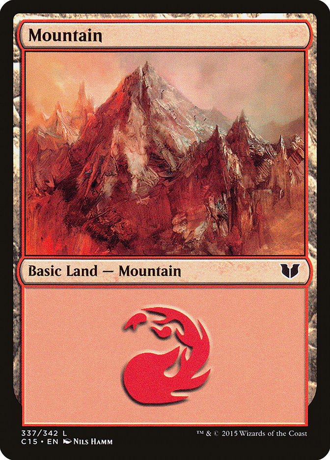 Mountain (337) [Commander 2015] | Card Merchant Takapuna