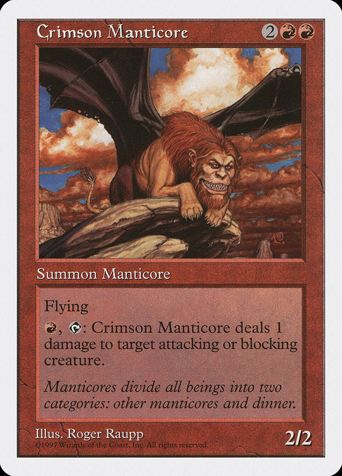 Crimson Manticore [Fifth Edition] | Card Merchant Takapuna